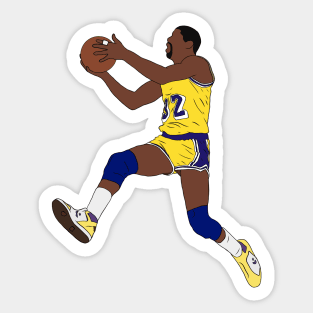 Magic Johnson Layup Sticker